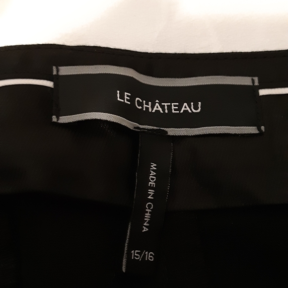 Womans Le chateau Dress Pants In Black, High Rise, Size 15/16 - Picture 7 of 16